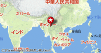 ミャンマー地図