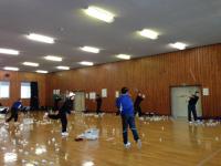 練習は室内で工夫して