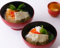 餅のとろろ揚げ出し