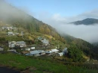 美しい山間部